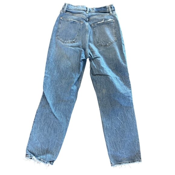 Abercrombie & Fitch 90s Straight Ultra High Rise Curve Love Jeans Womens 28 Ligh - Picture 2 of 5